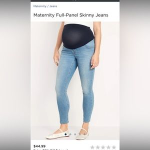 Old navy Skinny Maternity Jeans Full Panel